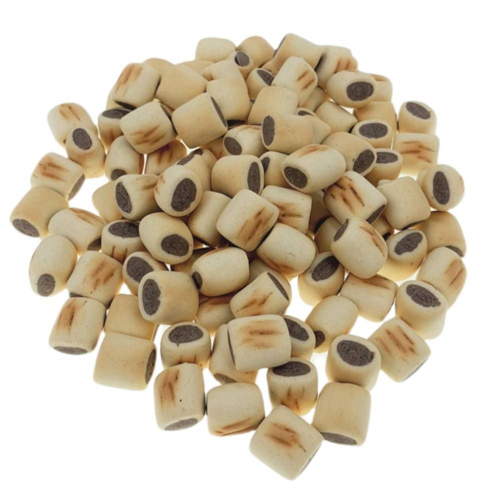 animallparadise - Friandise mini biscuits fourrés au bœuf, boite 400 g pour chien - Imagen 4