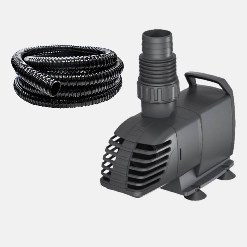 Pompe de bassin 15 000 L/h – 130 W, avec tuyau 40mm silencieuse et économique