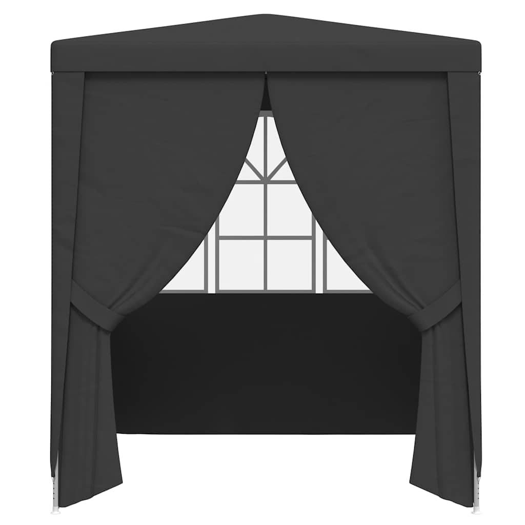 Vidaxl - Tente de réception et parois latérales 2x2 m Anthracite 90 g/m² vidaXL 48531 - Imagen 9
