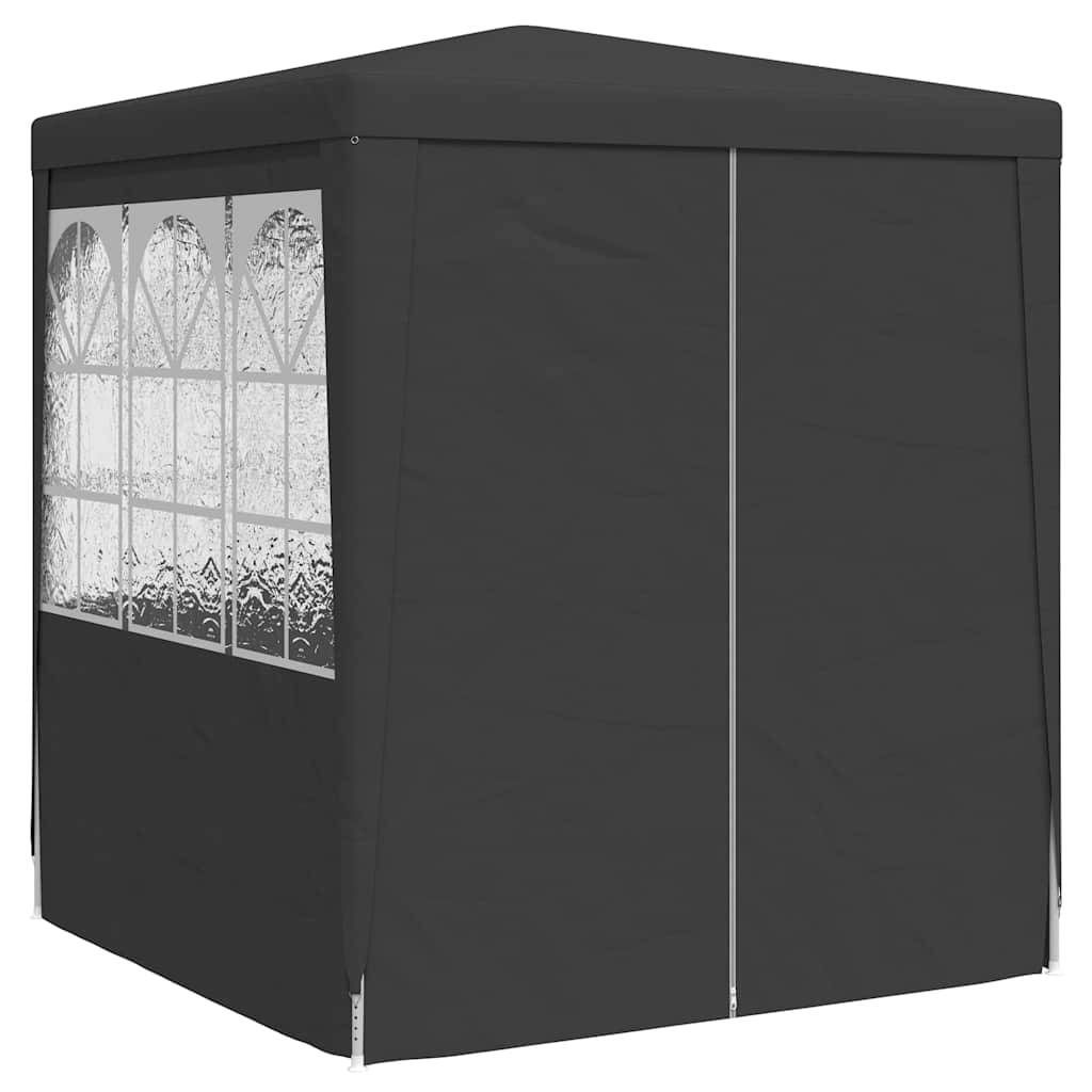 Vidaxl - Tente de réception et parois latérales 2x2 m Anthracite 90 g/m² vidaXL 48531 - Imagen 8