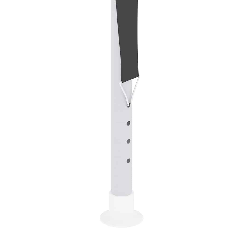 Vidaxl - Tente de réception et parois latérales 2x2 m Anthracite 90 g/m² vidaXL 48531 - Imagen 6