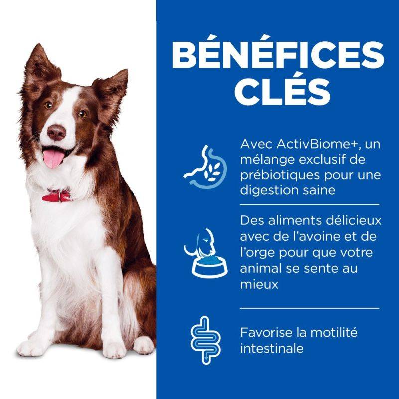 Croquettes chien SCIENCE PLAN ADULT PERFECT DIGESTION MEDIUM 14 kg - Imagen 3