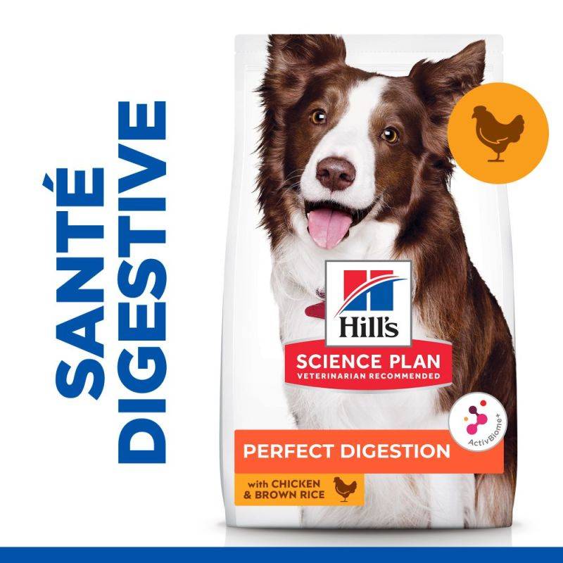 Croquettes chien SCIENCE PLAN ADULT PERFECT DIGESTION MEDIUM 14 kg - Imagen 5