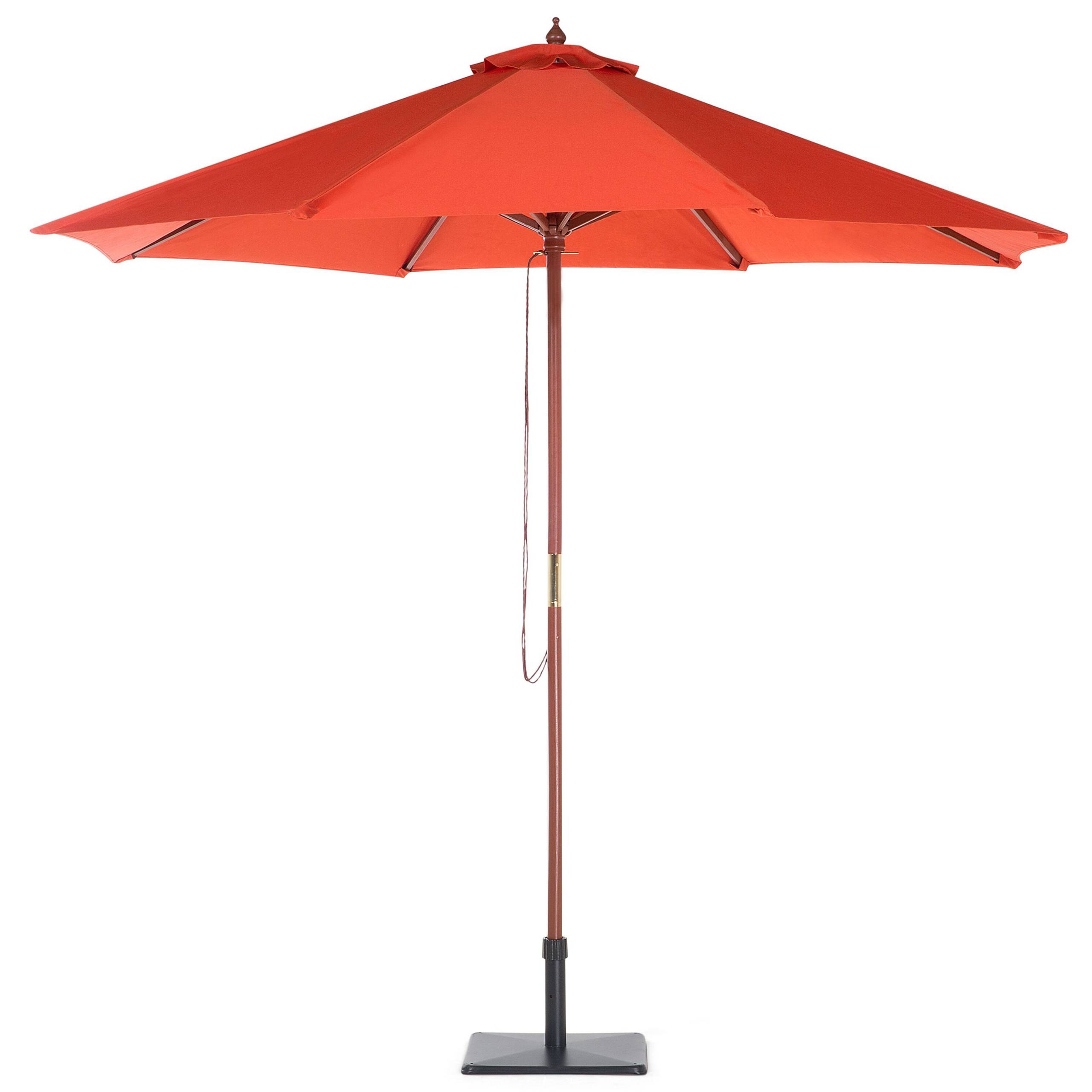 Beliani - Parasol droit Tissu Rouge TOSCANA - Beliani - Imagen 3
