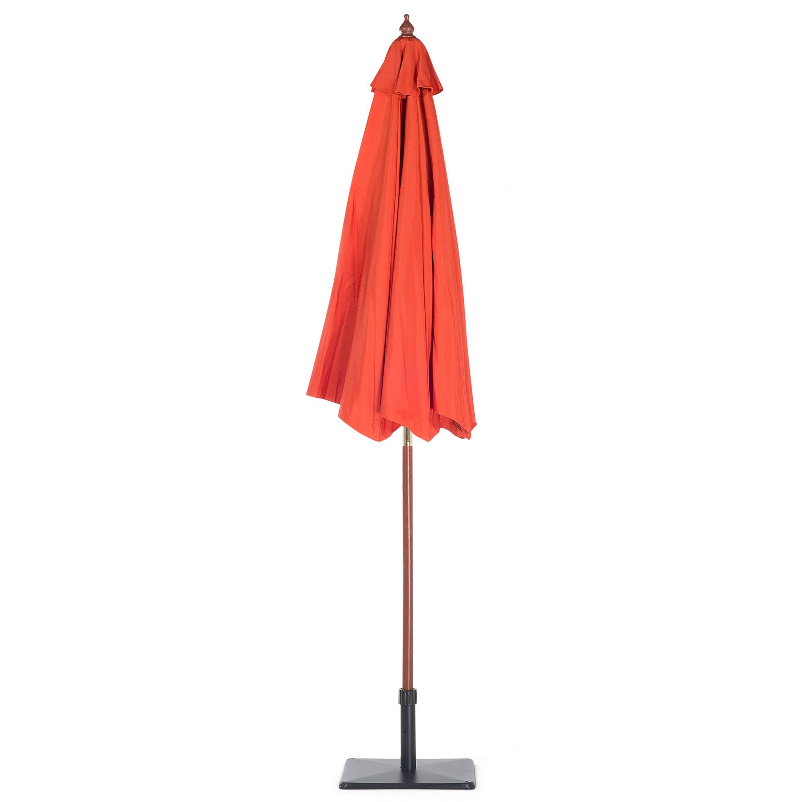 Beliani - Parasol droit Tissu Rouge TOSCANA - Beliani - Imagen 5