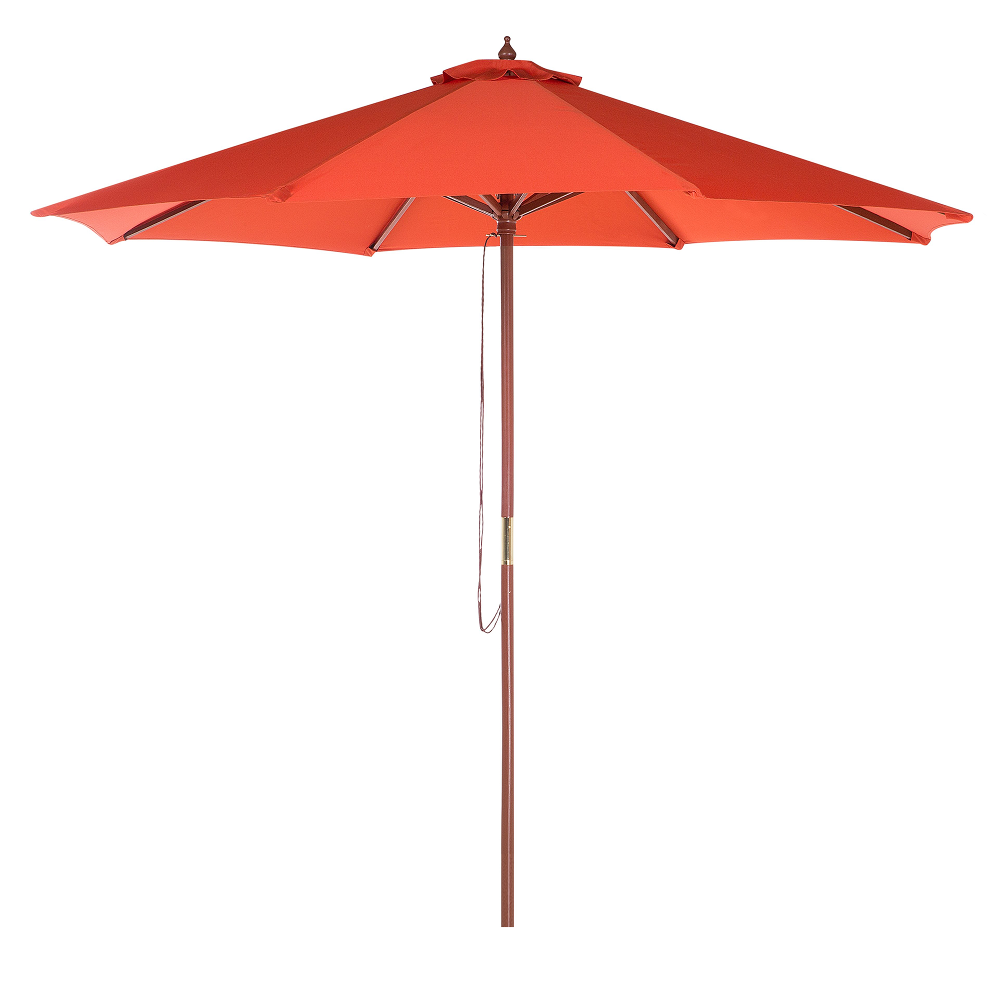 Beliani - Parasol droit Tissu Rouge TOSCANA - Beliani - Imagen 1