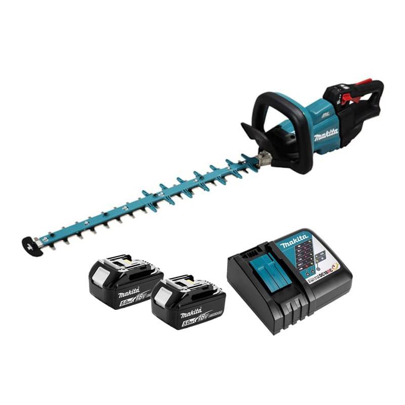 Taille-haie 60 cm 18V LXT - MAKITA - avec 2 batteries 18V 5.0Ah - Chargeur - DUH602RT2 - Image 1