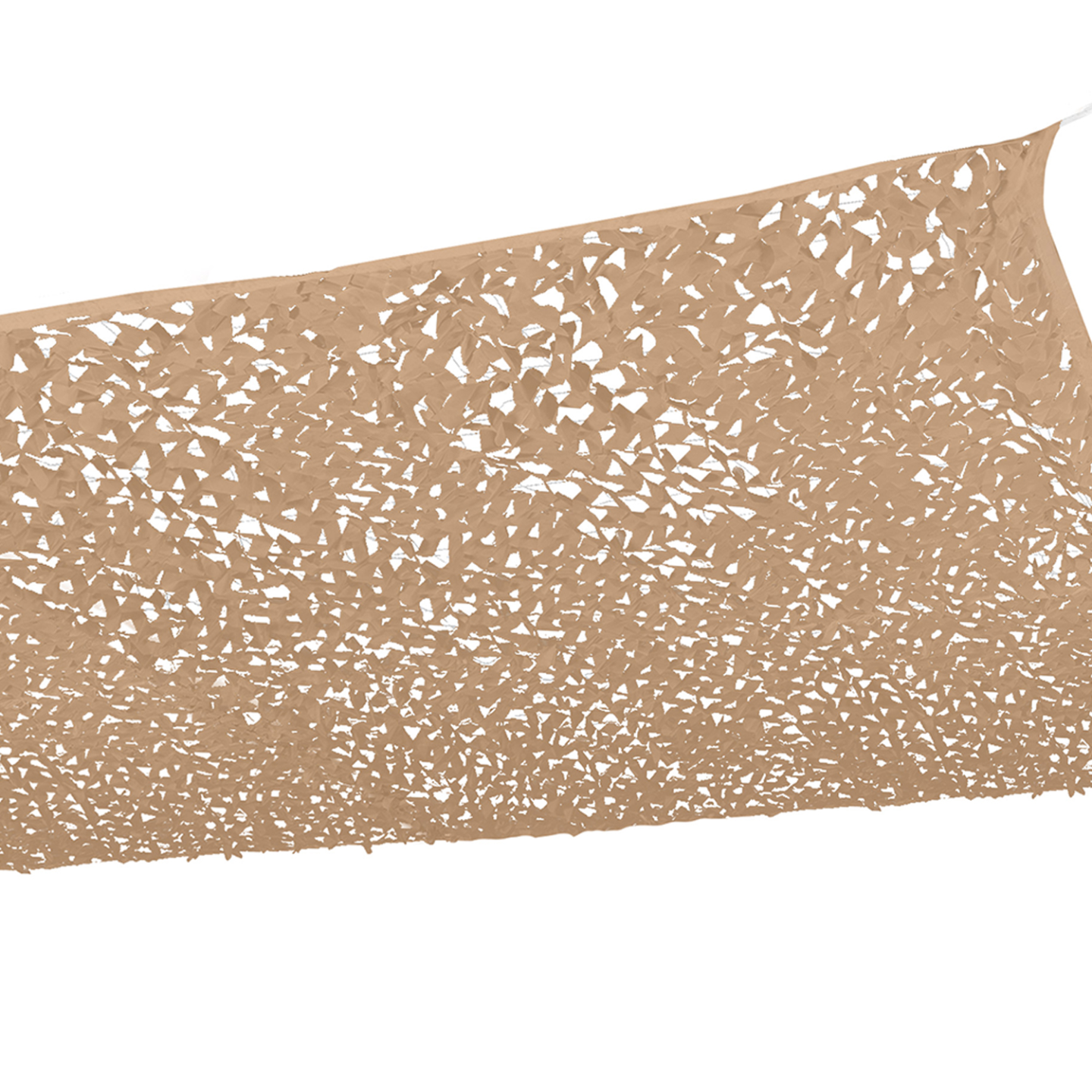 Voile d'ombrage rectangulaire design ombrière camouflage 3x4 M sable - Image 2