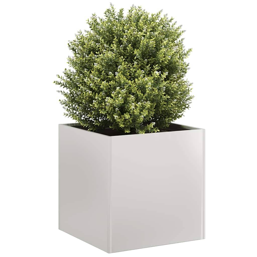 Jardinière acier inoxydable 40 x 40 x 40 cm - PANGIVO