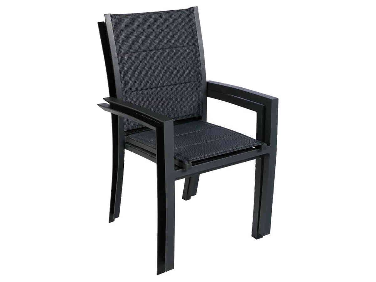 Hesperide - Lot de 4 fauteuils de jardin Allure Poivre et Graphite Allure - Hespéride - Imagen 5