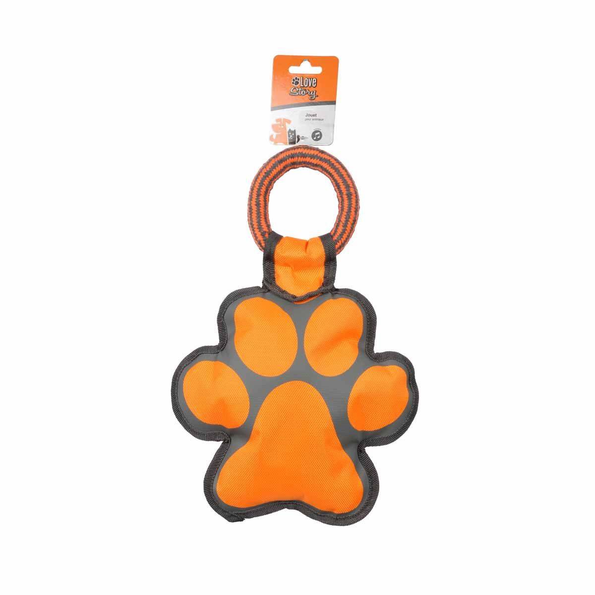 Jouet pour Chien "Patte Oxford" 22cm Orange - Image 2