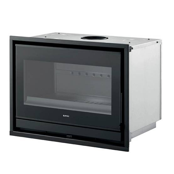 Supra - Insert à bois NEO 76 16/9 - 10kW - vision 16/9ème - 80 x 59,5 x 48 cm Supra - Image 1