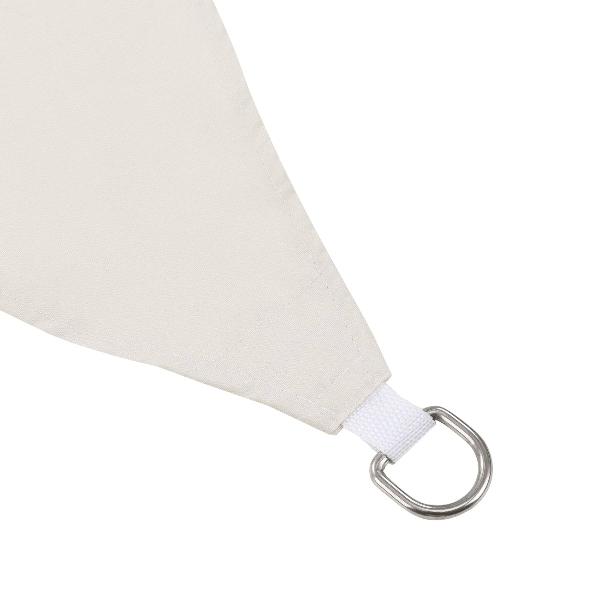 Helloshop26 - Voile toile d'ombrage de protection polyester polyuréthane 2 x 3 m beige - Imagen 2