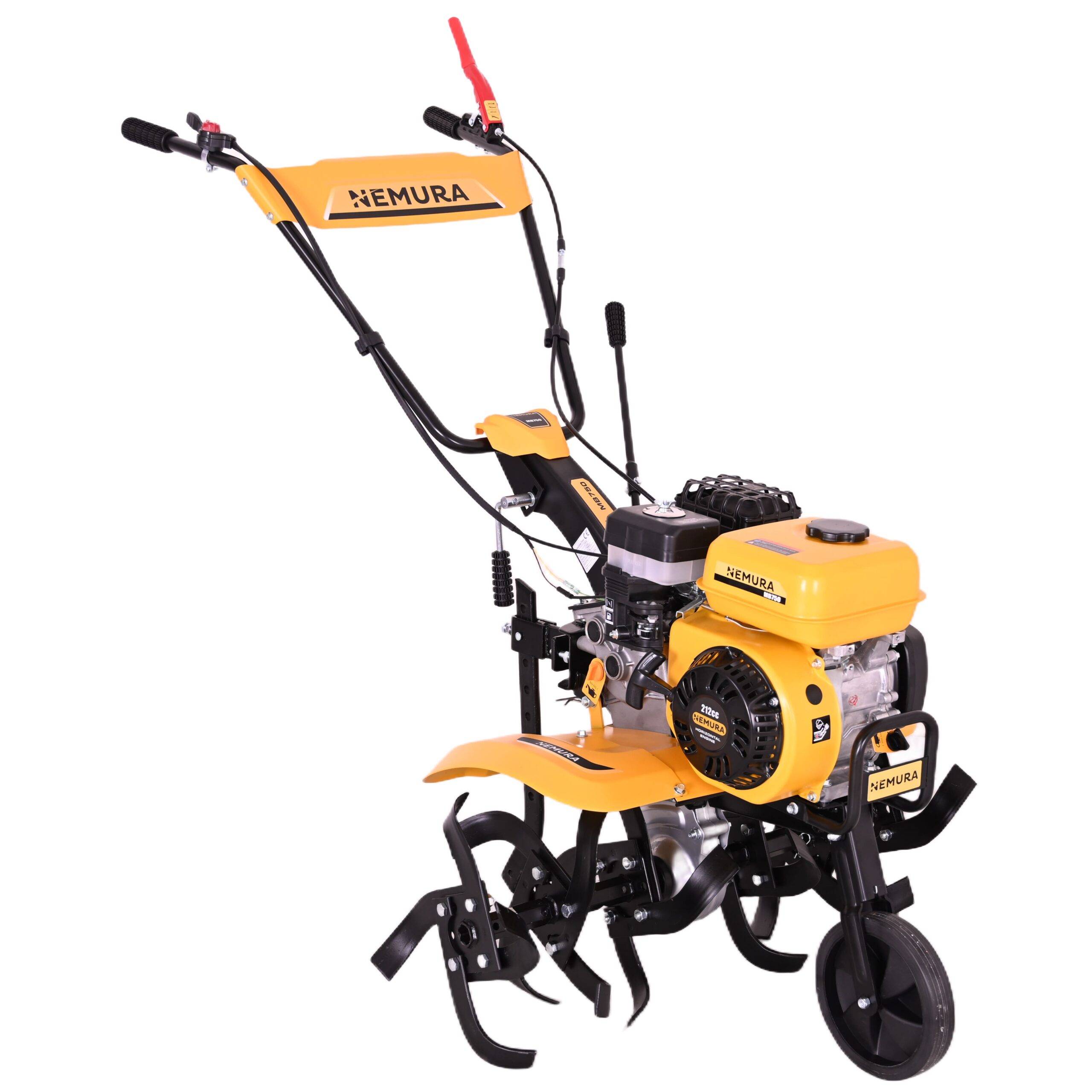 Motobineuse Thermique 4T Nemura 212cm3 - Largeur de travail 750mm - Double Marche Avant et Arrière - Image 1