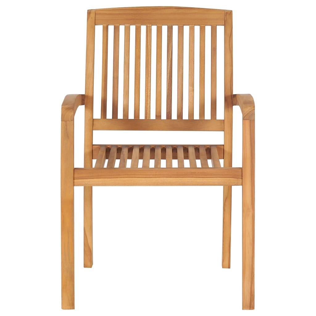 Maison Chic - Lot de 2 Chaises de jardin et coussins - Chaises d'extérieur - Fauteuils de jardin rouge Bois teck massif - Image 6