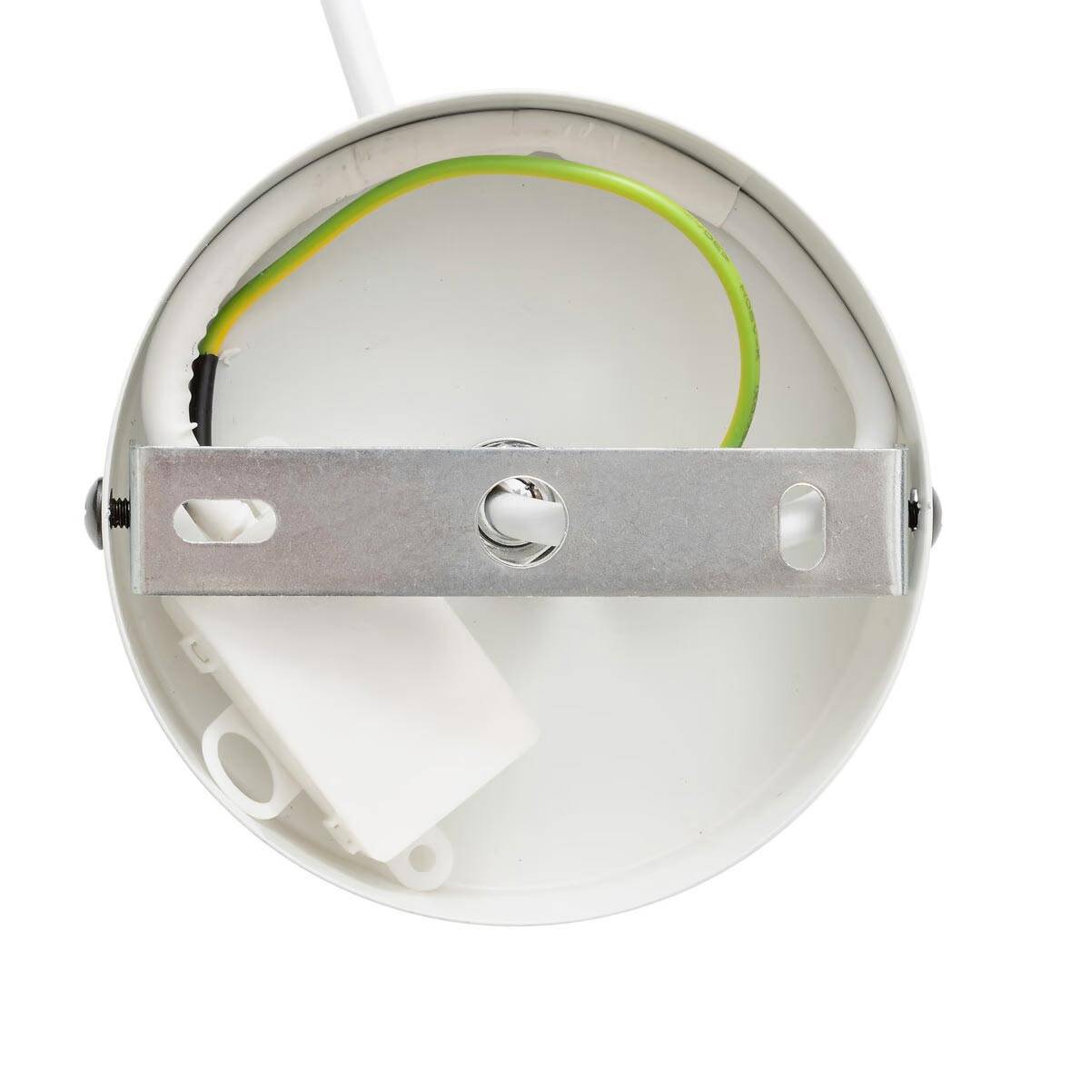 Lampe Suspension en Coton "Tobie" 37cm Blanc - Image 6
