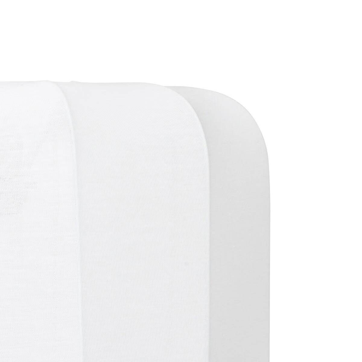 Lampe Suspension en Coton "Tobie" 37cm Blanc - Image 3