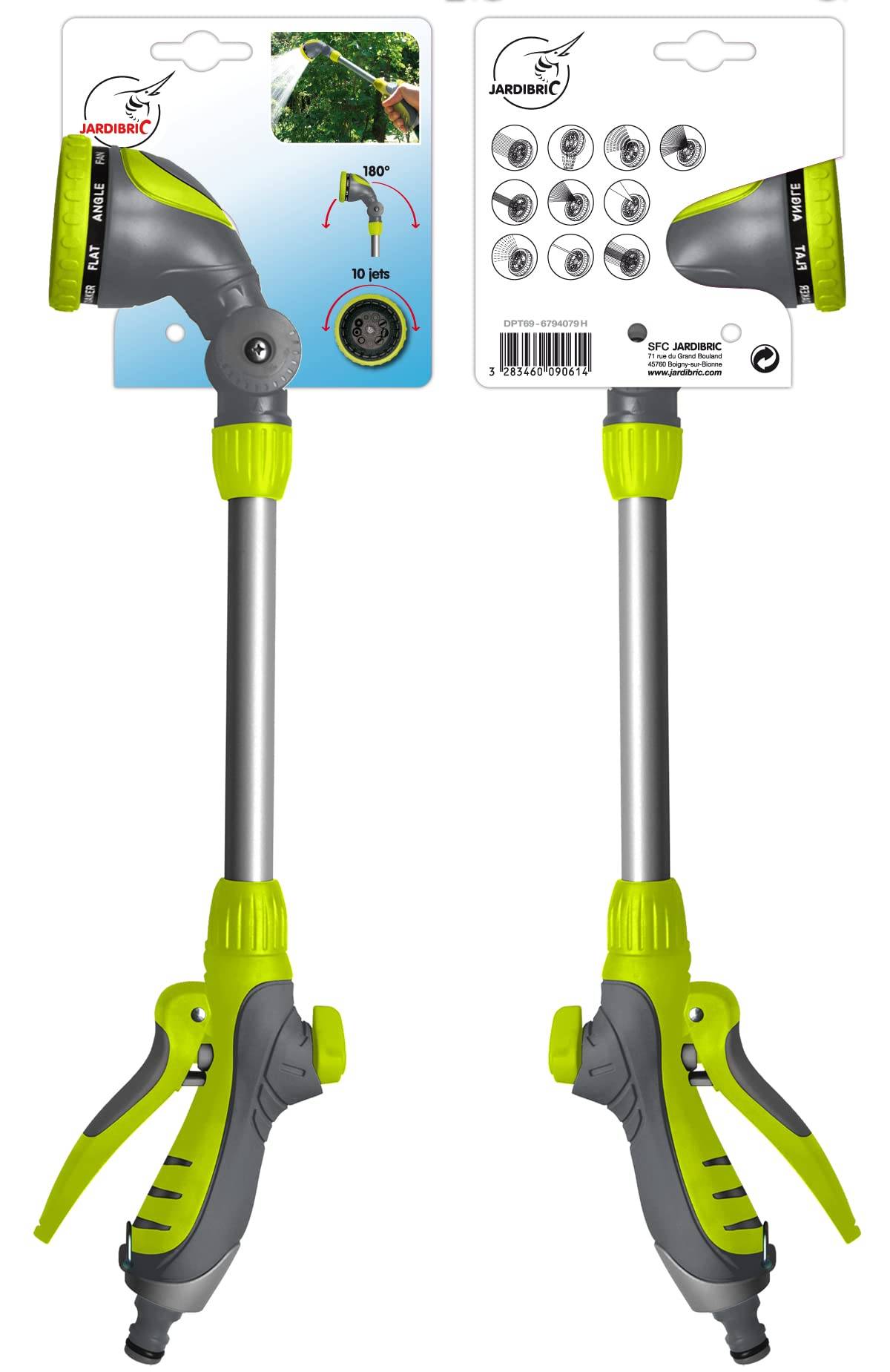 Jardibric - Jardibric - Lance Arrosage 10 Jets Orientable - Pistolet Arrosage Multi Jets Jardin - Image 6