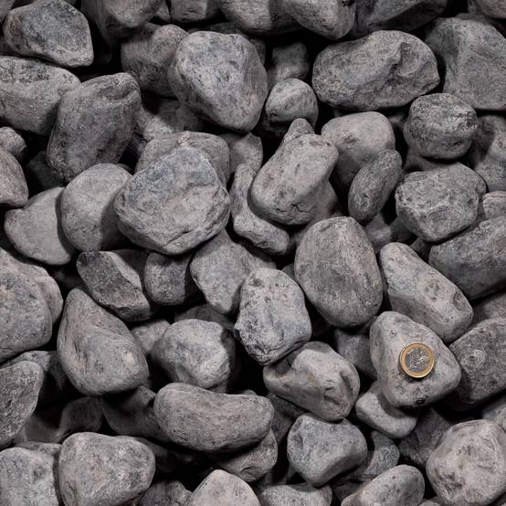 Galet Noir / Gris Ebano 40-60 mm - Lot de 20 sacs de 20 kg (4 m²) - RO'MA NATURE - Image 2