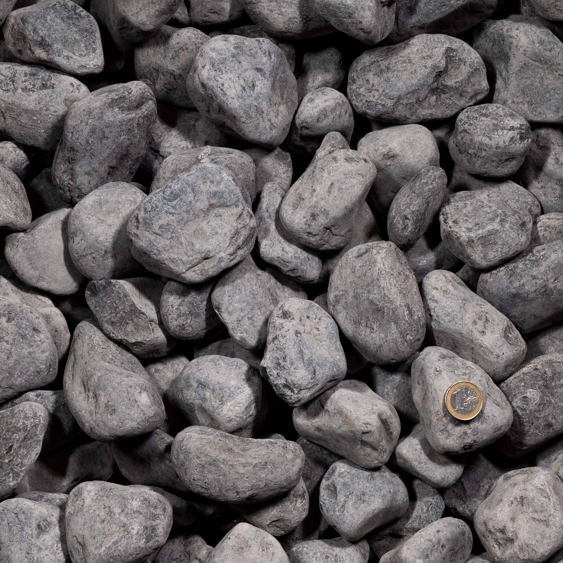 Galet Noir / Gris Ebano 40-60 mm - Lot de 20 sacs de 20 kg (4 m²) - RO'MA NATURE - Image 2