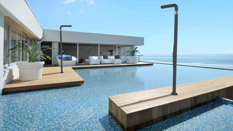 Douche traditionnelle polyéthylène FUNNY YANG T225 ANTHRACITE by ARKEMA DESIGN - Imagen 2