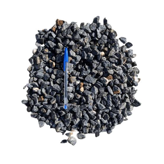 Gravillons concassés marbre bleu-gris 10/14 mm – Pack 7 Big Bag +/- 1,5T – 140 m² - Image 3