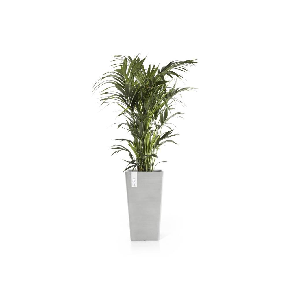 Ecopots - Pot Haut Rotterdam 56 Blanc Gris - 31 x 31 x H. 56 cm - 36,2 L ECOPOTS - Imagen 2