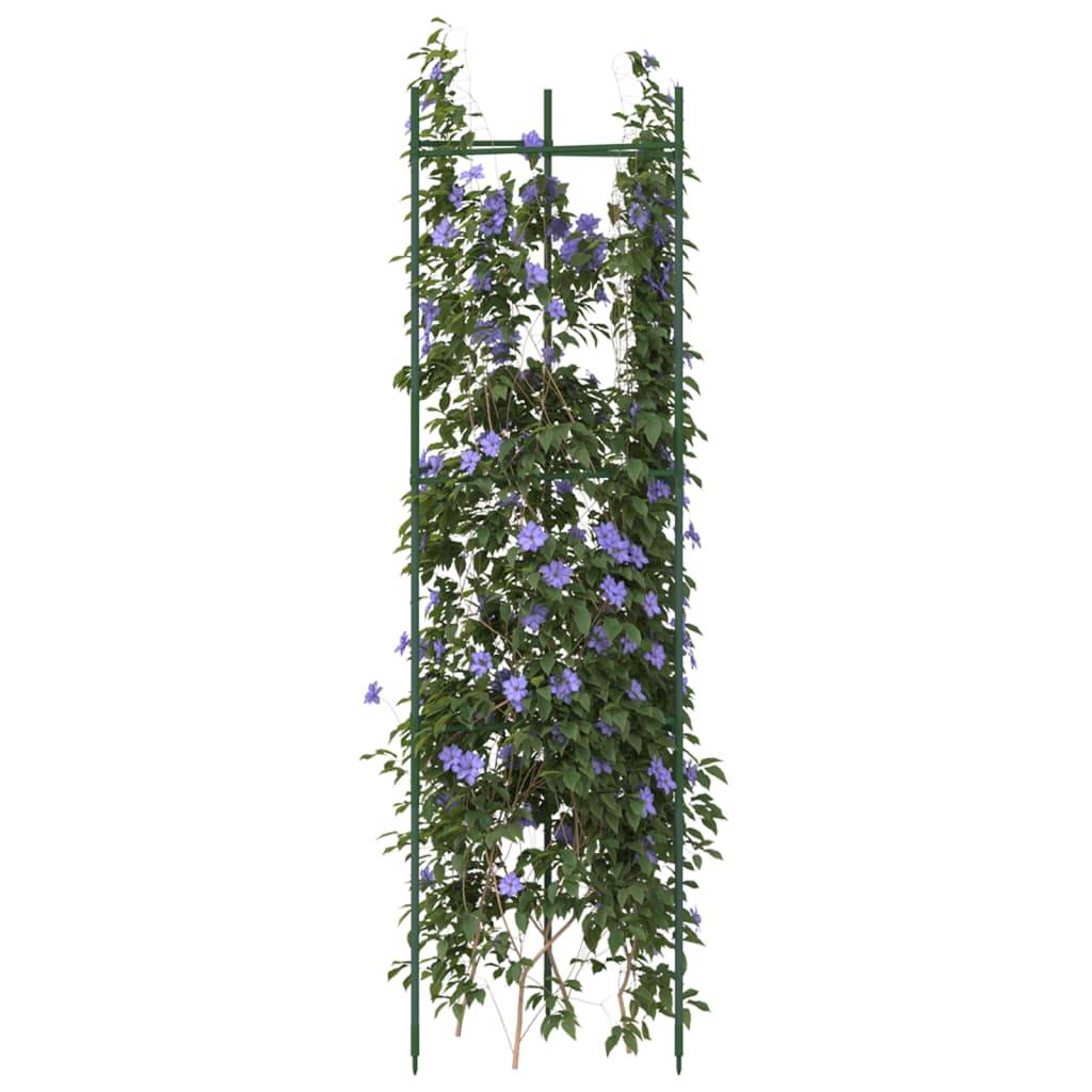ComfortXL - Lot de 4 Tuteurs Tomates Acier Support de Croissance Réglable pour Potager Serre Vert 116 cm – ComfortXL Outdoor Living - Image 1