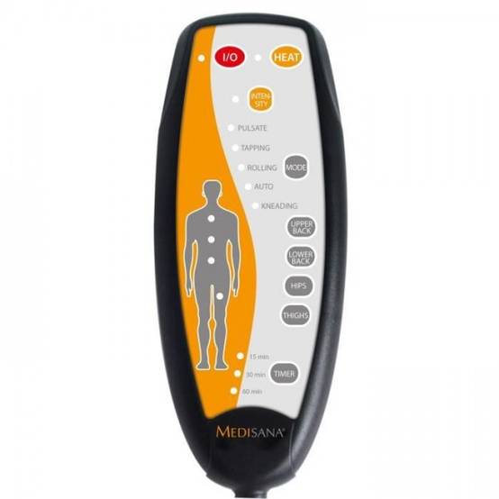 Housse de chaise de massage par vibration Medisana MCH - 4 zones de massage - fonction de chauffage - Image 4