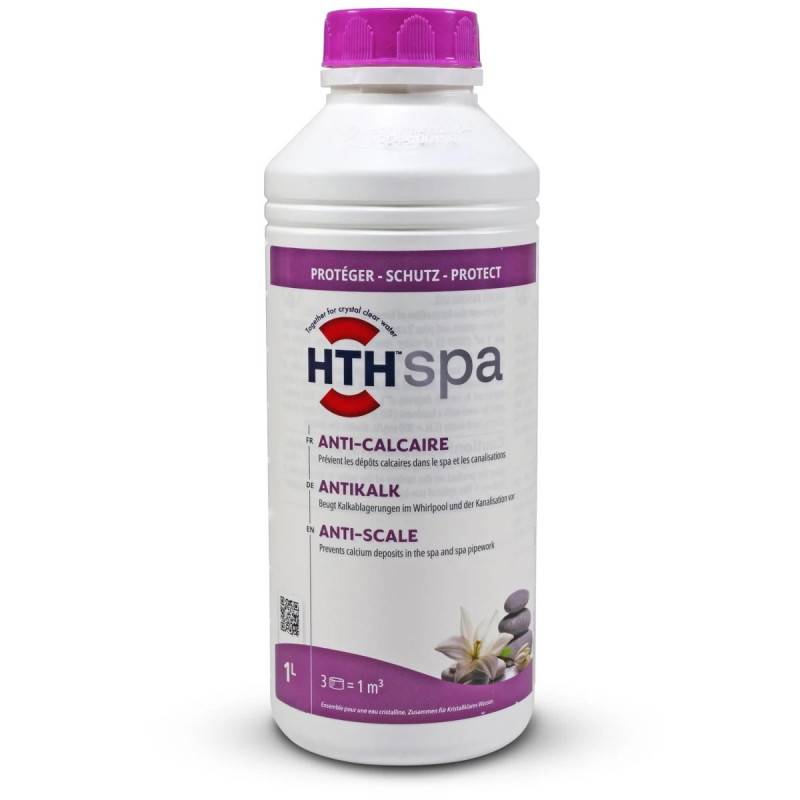 Anti-calcaire non moussant hth Spa 1 litre - 1 litre - Imagen 1