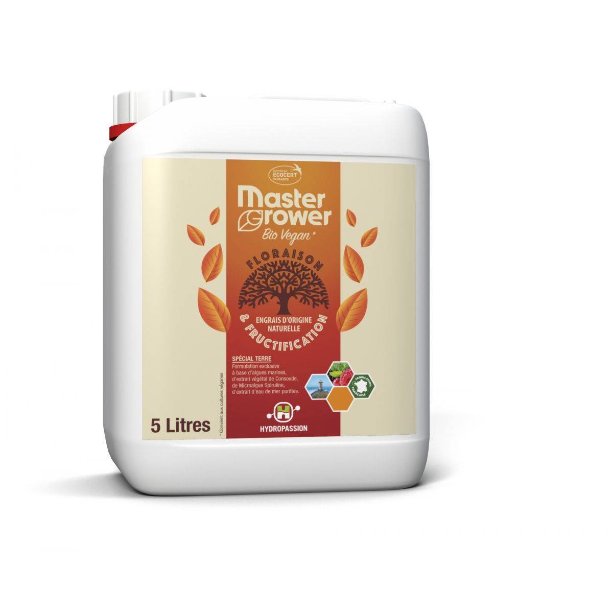 Engrais BIO VEGAN Bloom 5 litres Master Grower - Hydropassion - Image 2