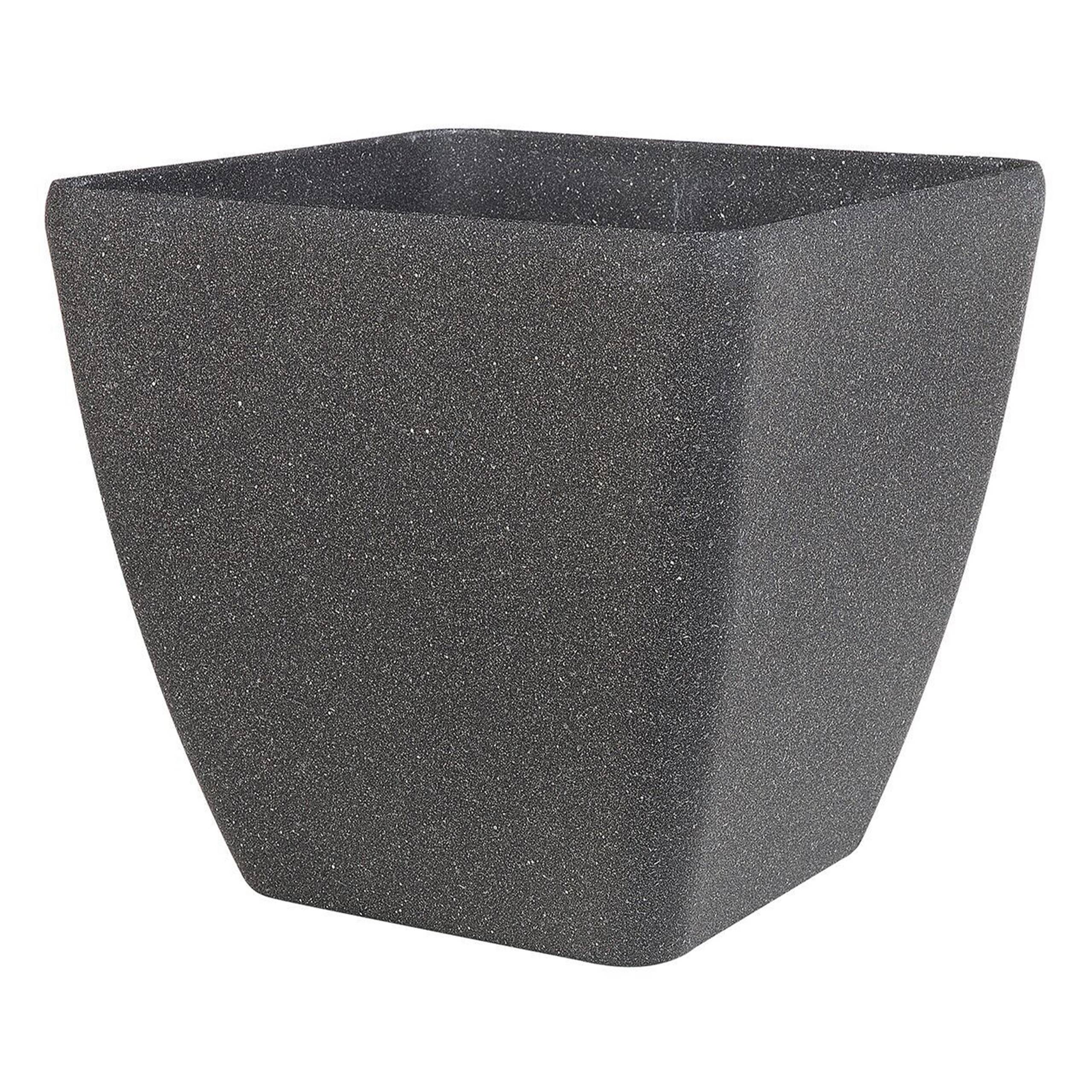 Beliani - Cache-pot d'extérieur Fibre d'argile Gris foncé ZELI - Beliani - Imagen 5
