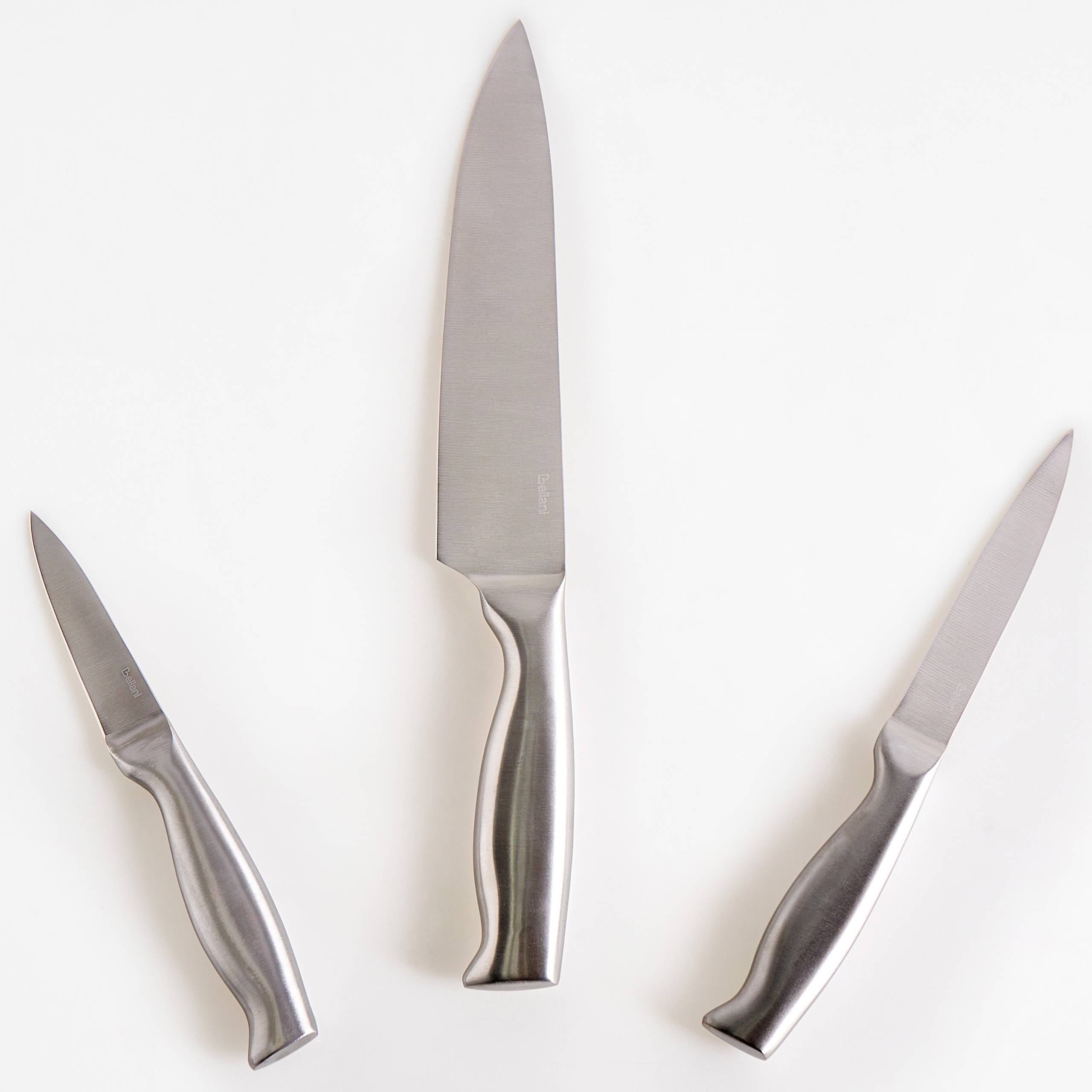 Beliani - Ensemble de couteaux de cuisine Acier inox Argenté MASHIKO - 33x4x2- Beliani - Image 2