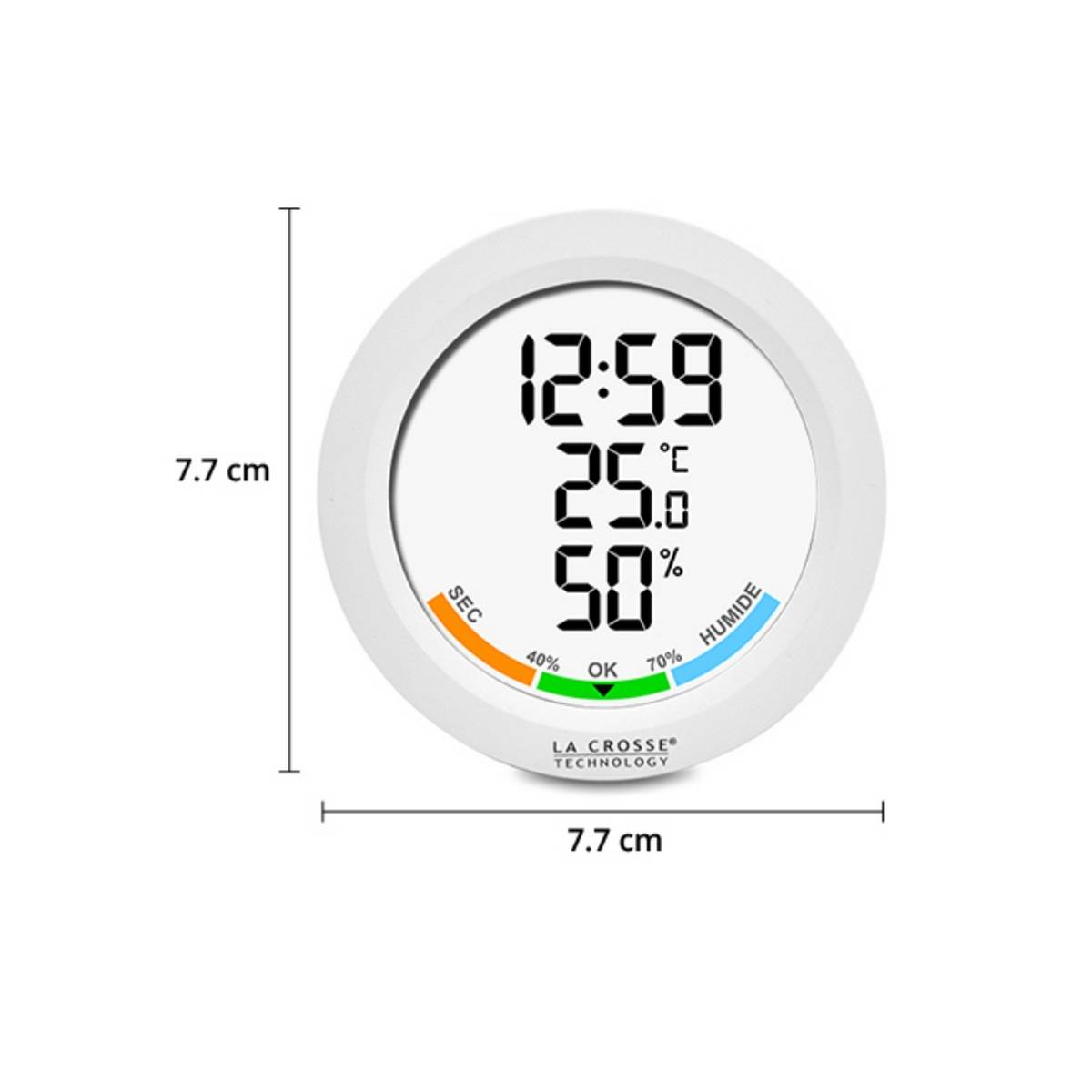 La Crosse Technology - Station de température et d'hygrométrie WT135 Blanc - Image 3