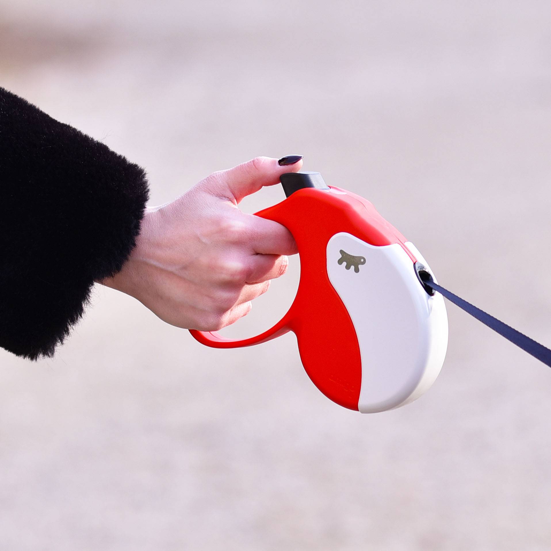 Ferplast - Ferplast Laisse Chien Enrouleur AMIGO LARGE, Laisse pour chiens de grande taille jusqu'à 50 Kg. Sangle Extensible maximum de 5 m. Bouton de - Imagen 4