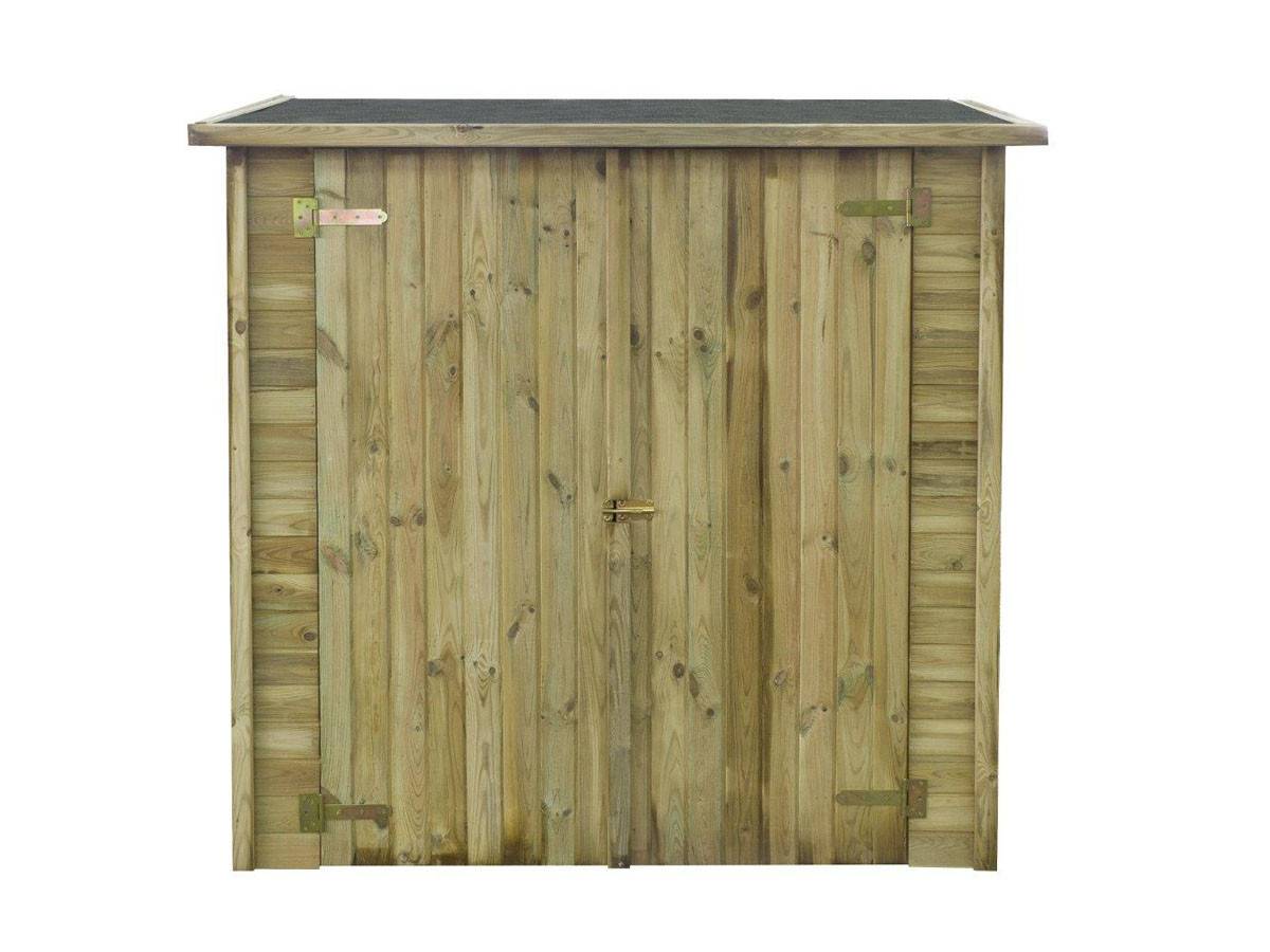 Habitat Et Jardin - Abri Jardin Bois Adossable Lipki - 1.79 X 0.90 X 1.78/1.87 M -habitat Et Jardin - Imagen 2