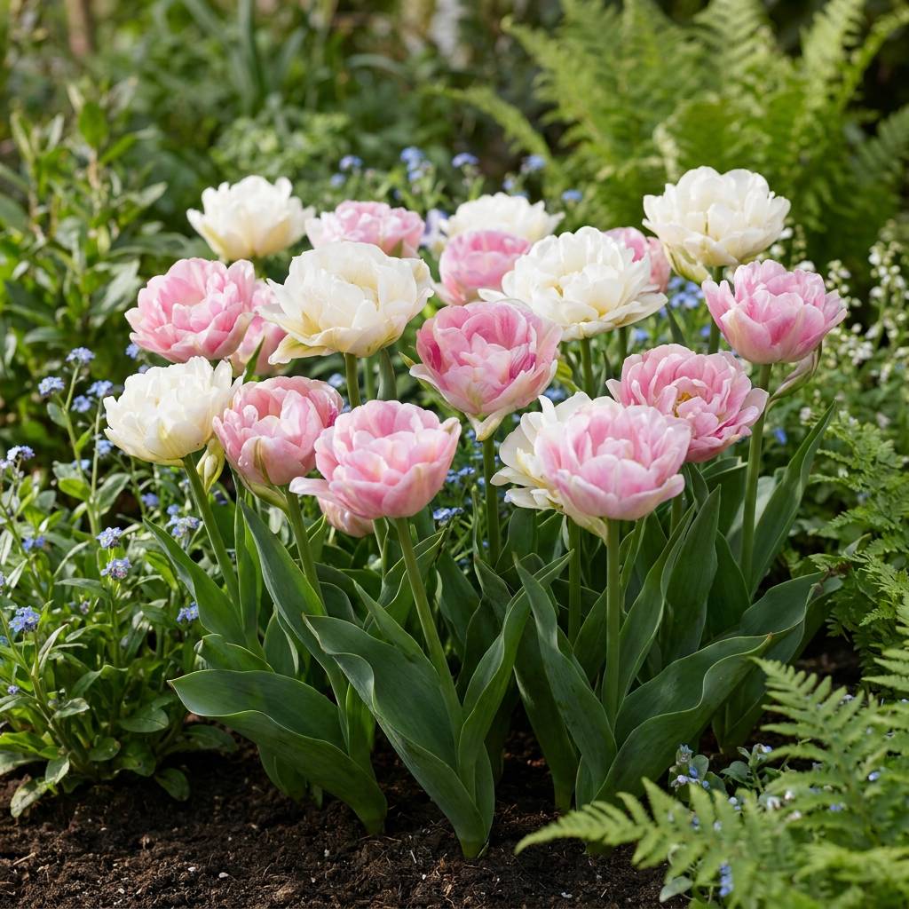 La Green Touch - Tulipe double Double Sensation en mélange - 24 bulbes - Image 2