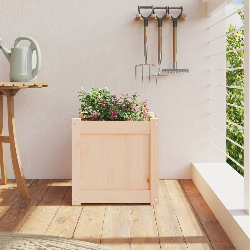 Maison Chic - Jardinière - Pot De Fleurs - Bac à Fleurs 40x40x40 cm bois de pin massif - Imagen 3