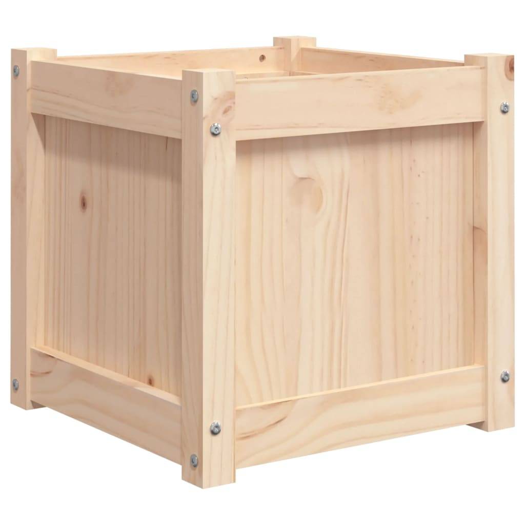 Maison Chic - Jardinière - Pot De Fleurs - Bac à Fleurs 40x40x40 cm bois de pin massif - Imagen 1