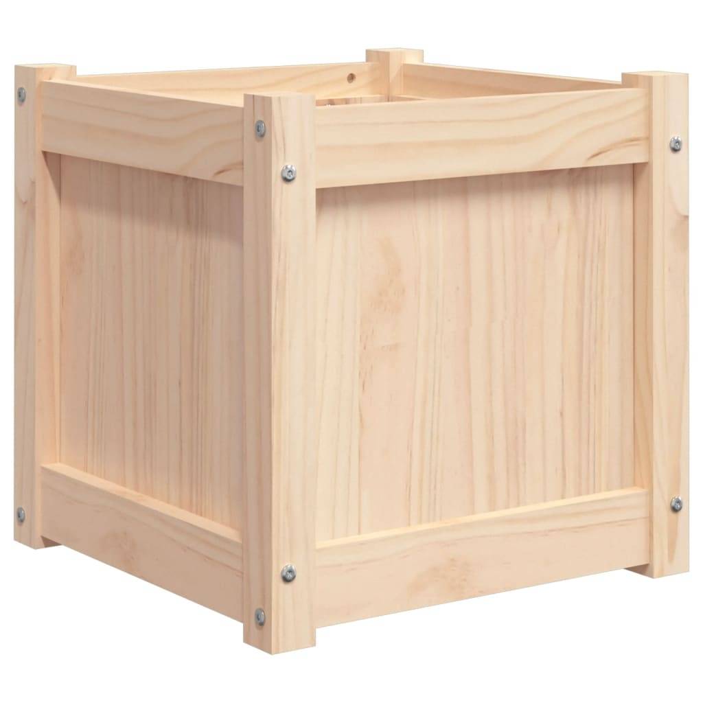 Maison Chic - Jardinière - Pot De Fleurs - Bac à Fleurs 40x40x40 cm bois de pin massif - Imagen 7