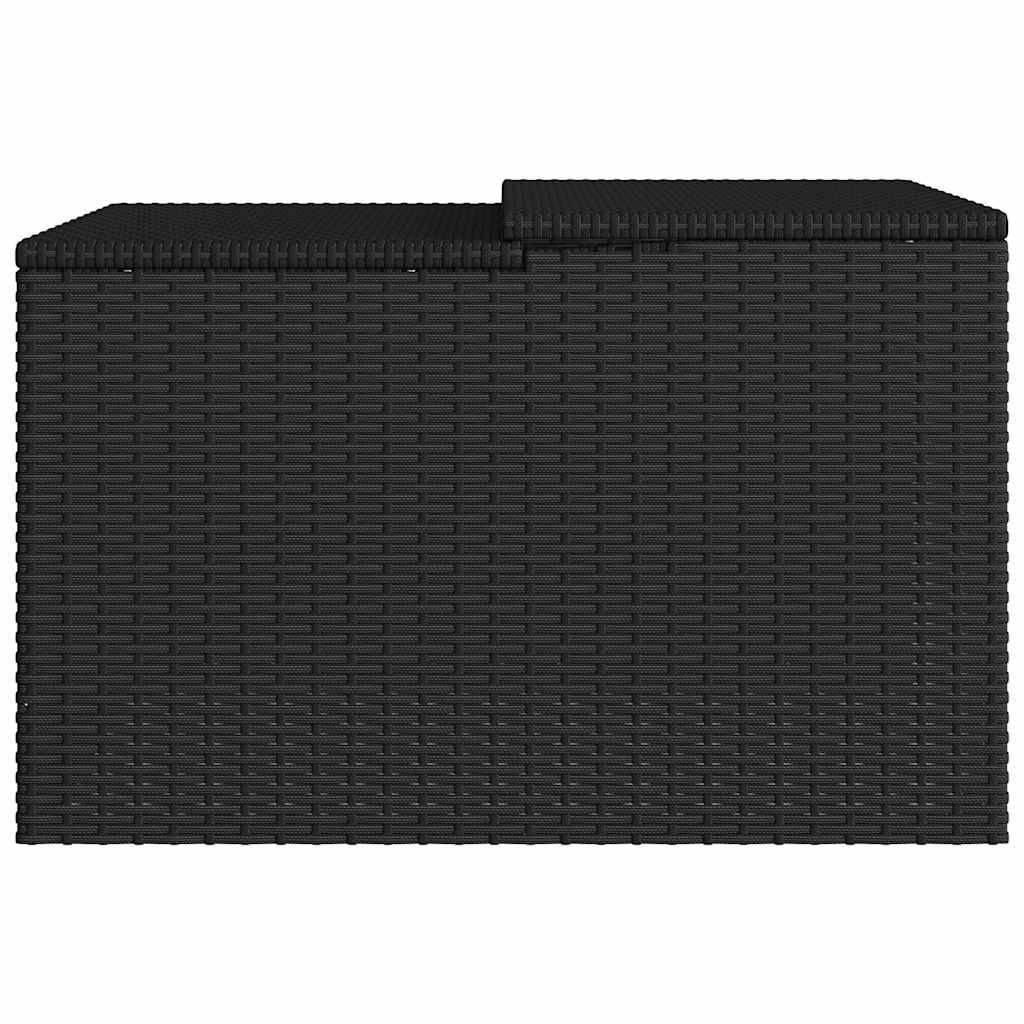 PANGIVO - Garage pour robot tondeuse résine tressée noir 86 x 90 x 57 cm - PANGIVO - Image 7