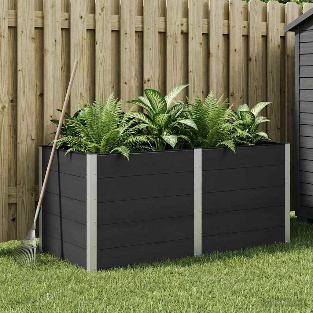 Prolenta Premium - Jardinière aluminium noir 200 x 100 x 91 cm - Prolenta premium p3208.9 - Image 2