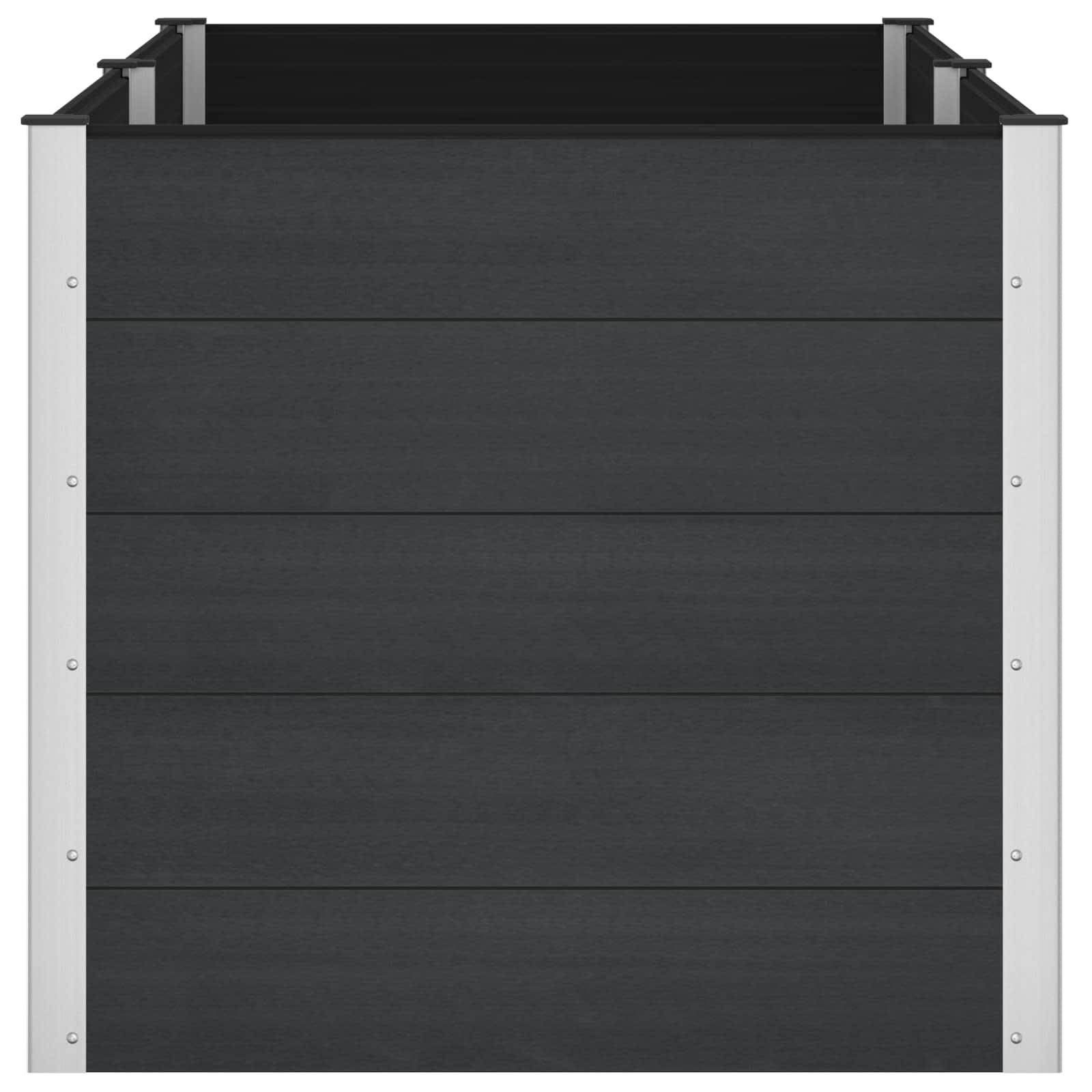 Prolenta Premium - Jardinière aluminium noir 200 x 100 x 91 cm - Prolenta premium p3208.9 - Image 4