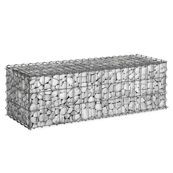 Lot de 2 gabions pour pierre 100 x 30 x 30 cm - Image 2