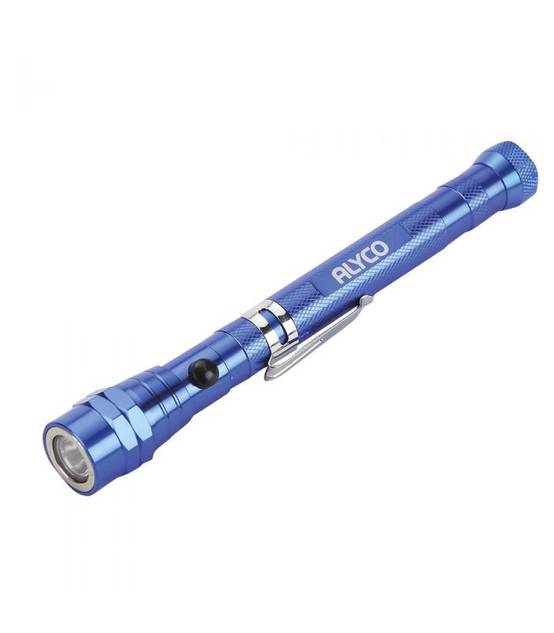ALYCO - Lampe de poche tubulaire télescopique flexible magnétique 0,5w smd alyco ALYCO 190570 - Image 1