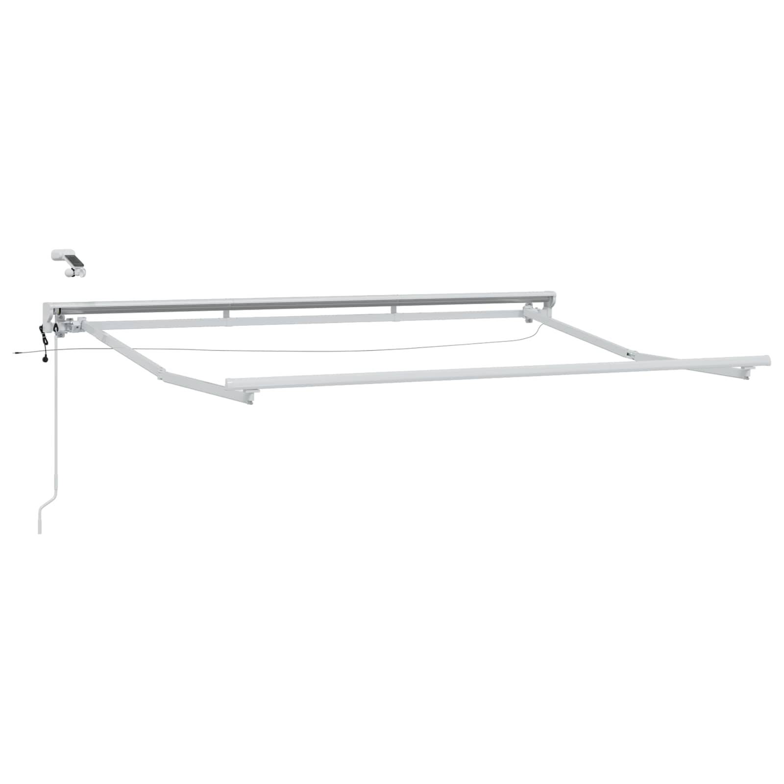 ComfortXL - Store banne motorisé aluminium jardin terrasse protection solaire 3x2,5m gris clair blanc - ComfortXL Outdoor Living - Image 4