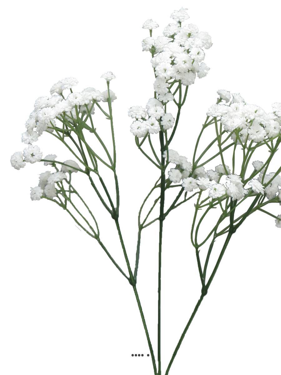 Artificielles - Gypsophile artificiel en branche 117 fleurs H 68 cm - BEST - Imagen 3