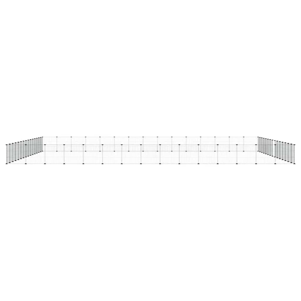 Vidaxl - Cage animaux de compagnie à 60 panneaux et porte Noir 525x525x35 cm vidaXL 3114030 - Imagen 2