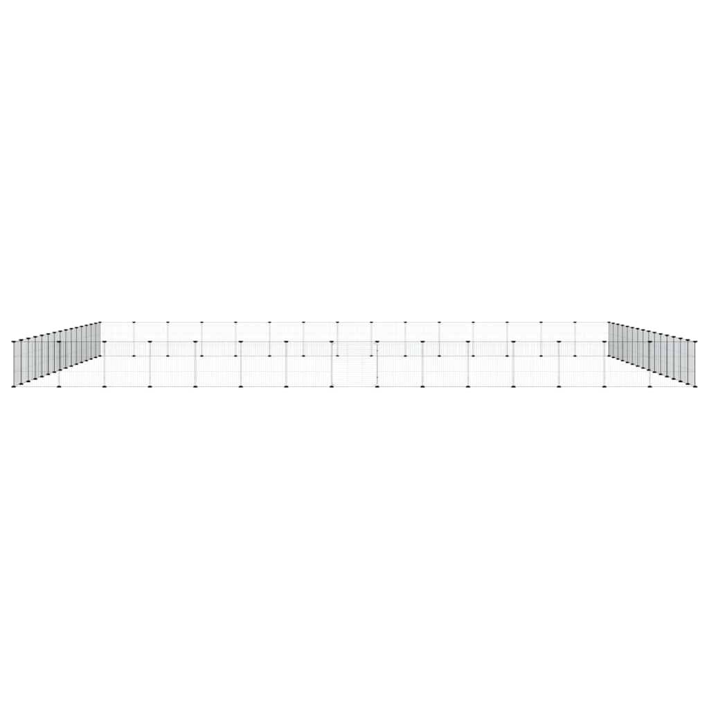Vidaxl - Cage animaux de compagnie à 60 panneaux et porte Noir 525x525x35 cm vidaXL 3114030 - Imagen 4
