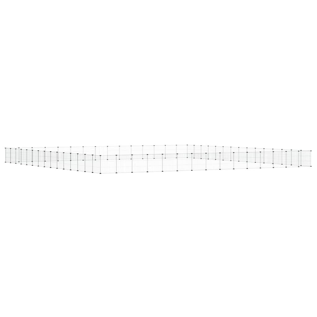 Vidaxl - Cage animaux de compagnie à 60 panneaux et porte Noir 525x525x35 cm vidaXL 3114030 - Imagen 3